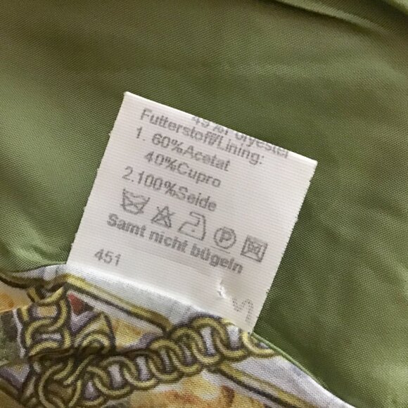 S.T.I.F.F Germany Multicolor Tapestry Silk & Velvet Jacket - Picture 16 of 16